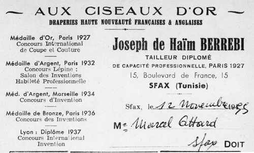 Col.
Christian Attard En-tête de Berrebi