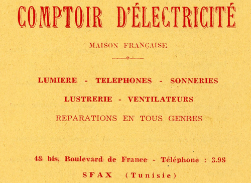Comptoir
éléctrique