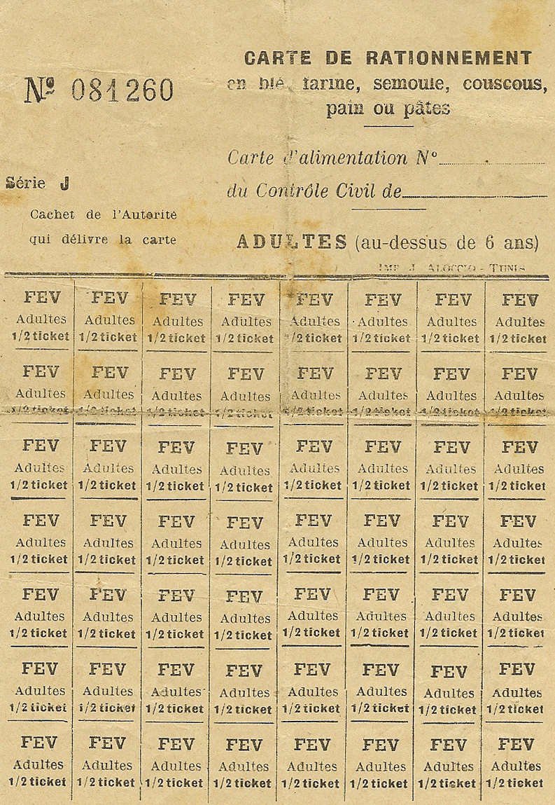 Tickets de rationnement