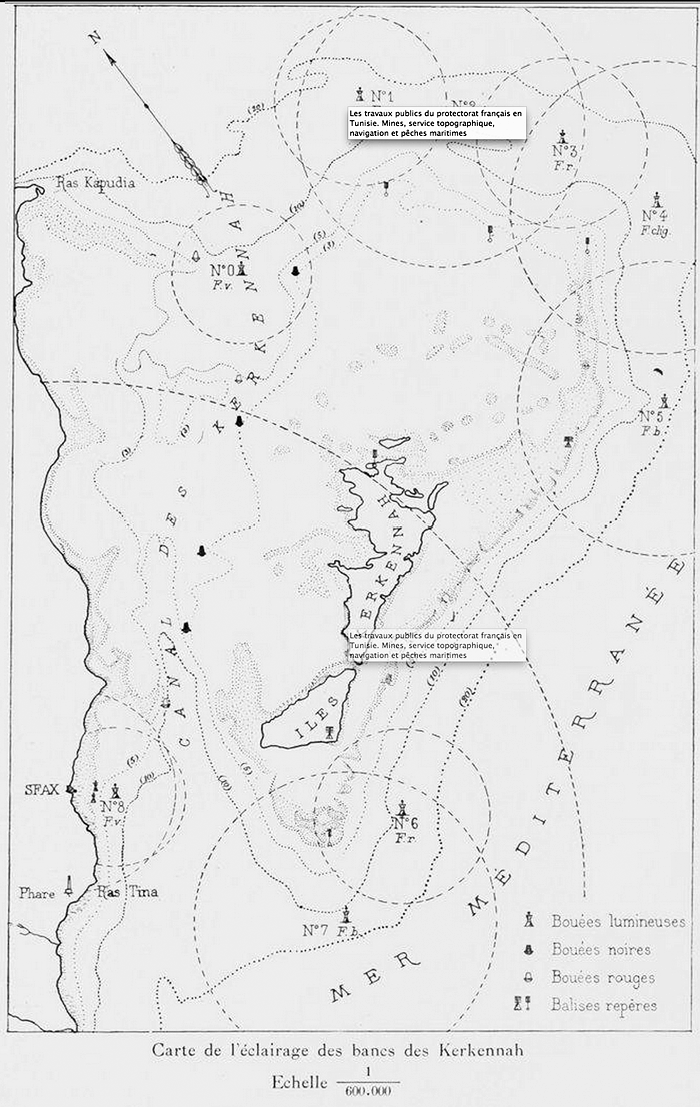 Carte des Phares et Balises